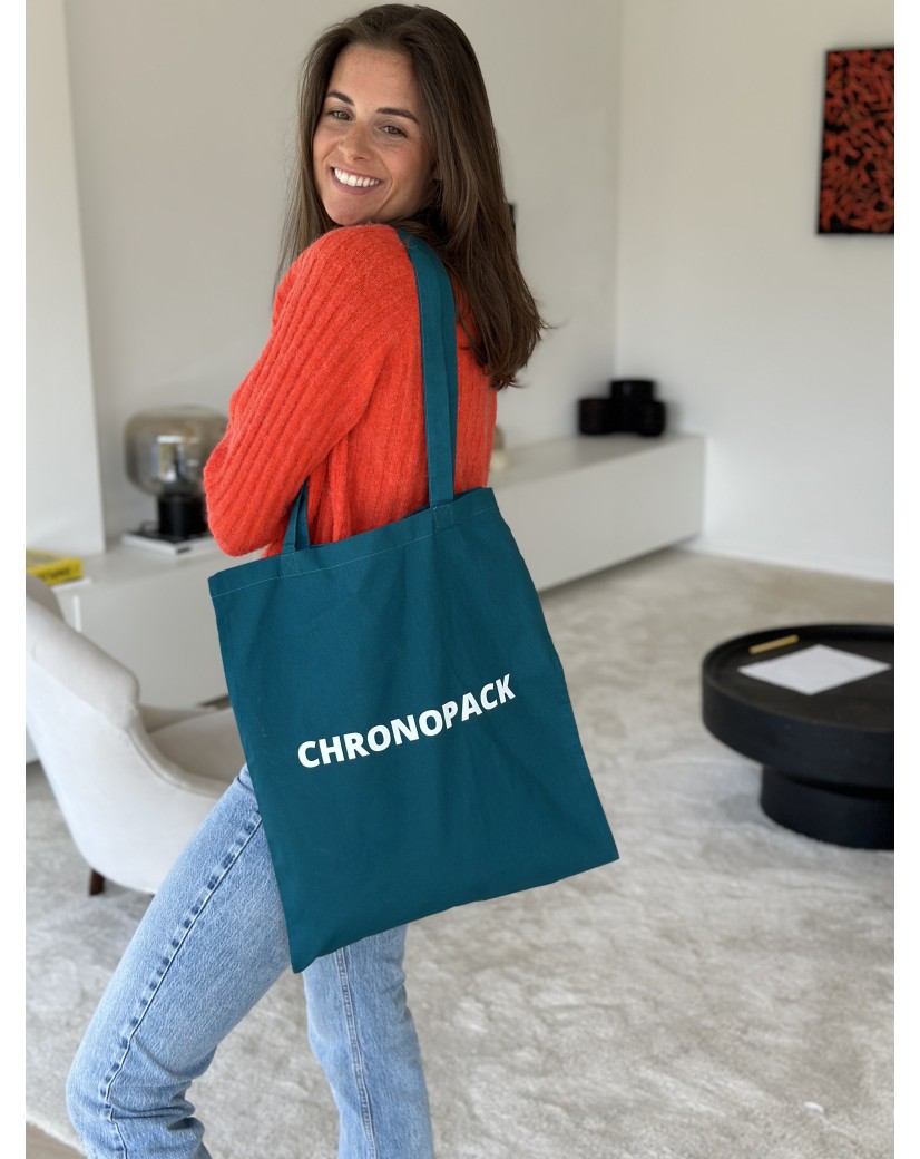 SAC PARIS - PETROLE (38x42cm)