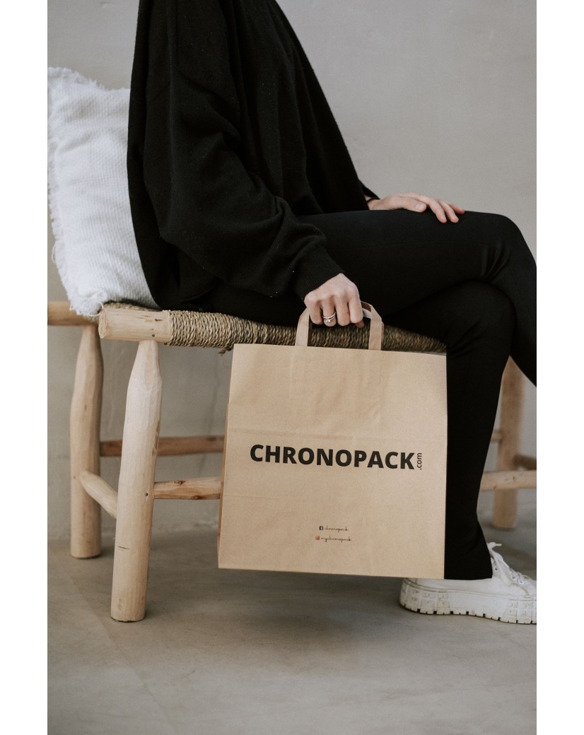 Flachgrifftaschen - Kraft SNACK TAKEAWAY