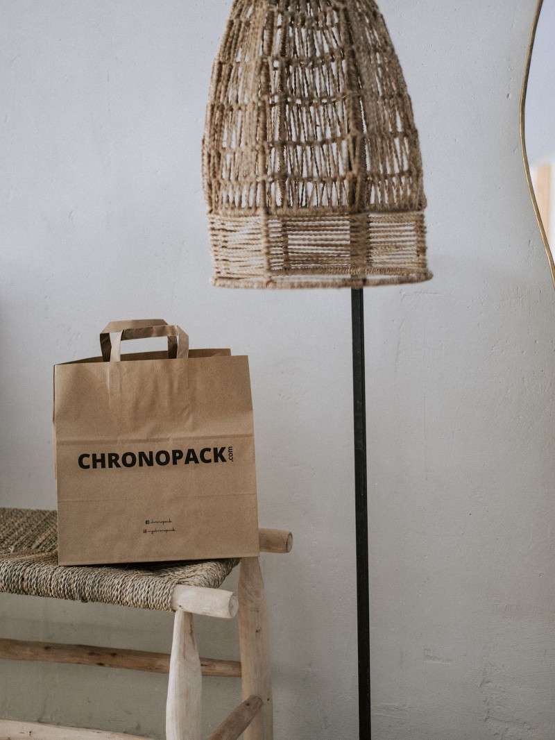 Flachgrifftaschen - Kraft SNACK TAKEAWAY