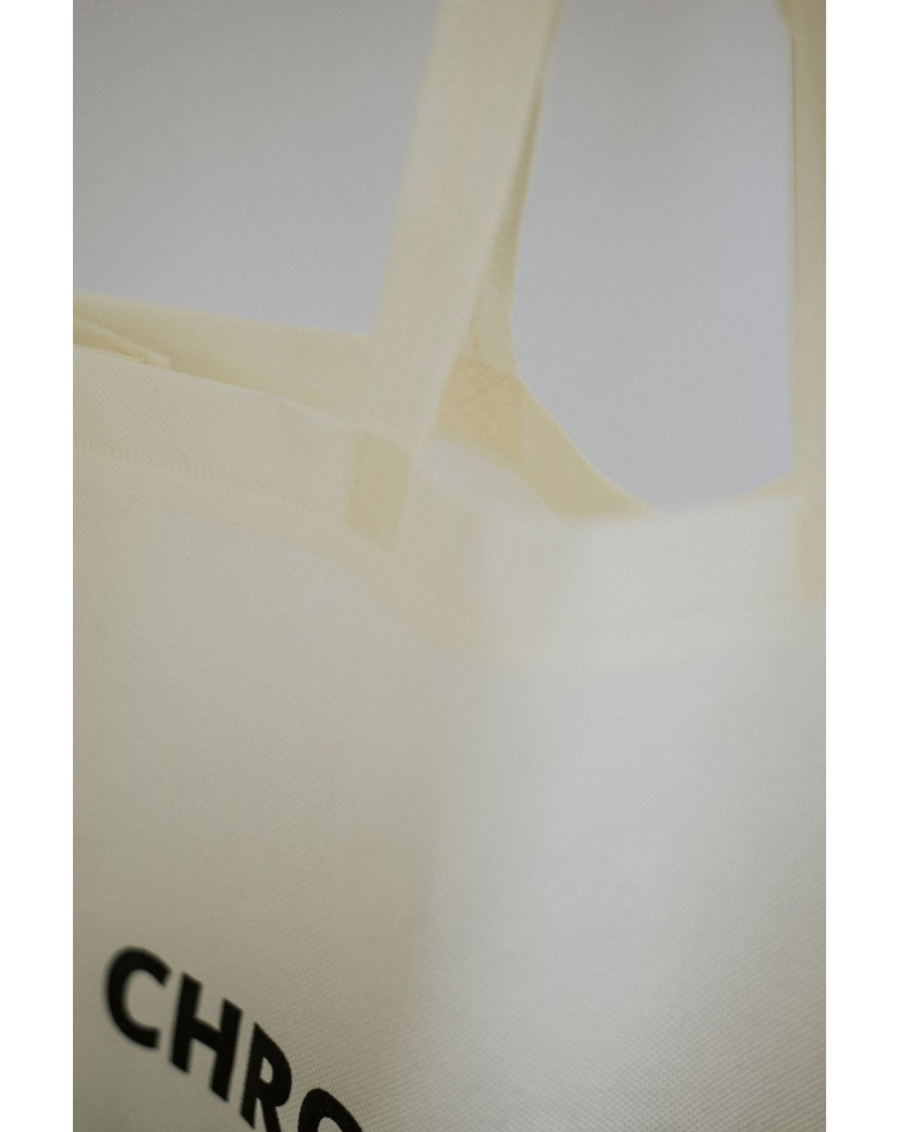 Low-cost, eco-friendly personalized beige fabric bag