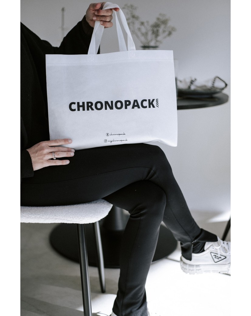 Low-cost, eco-friendly personalized white fabric bag