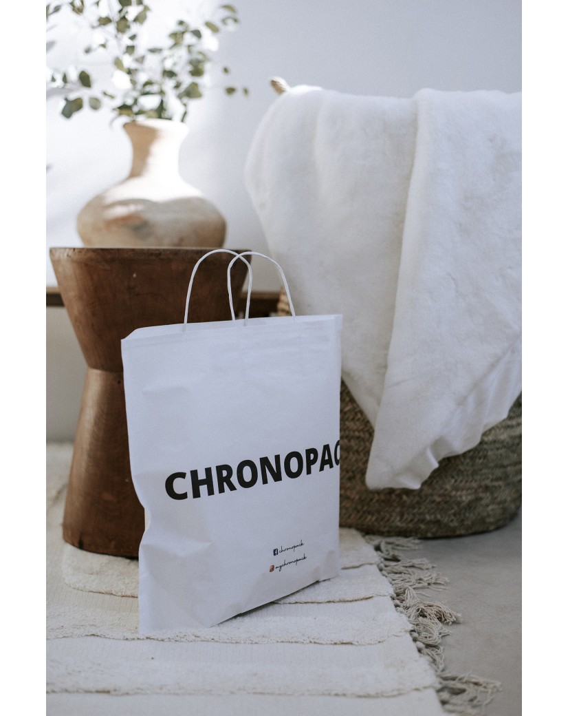 Boat paper bags - White L