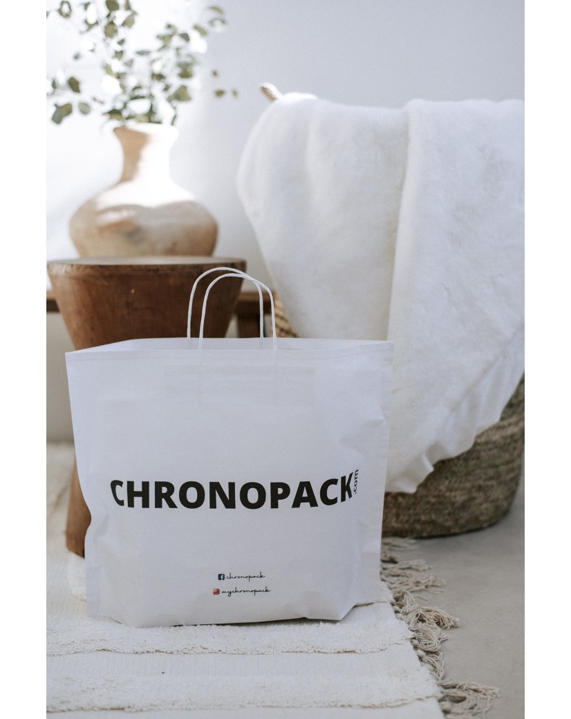 Boat paper bags - White L