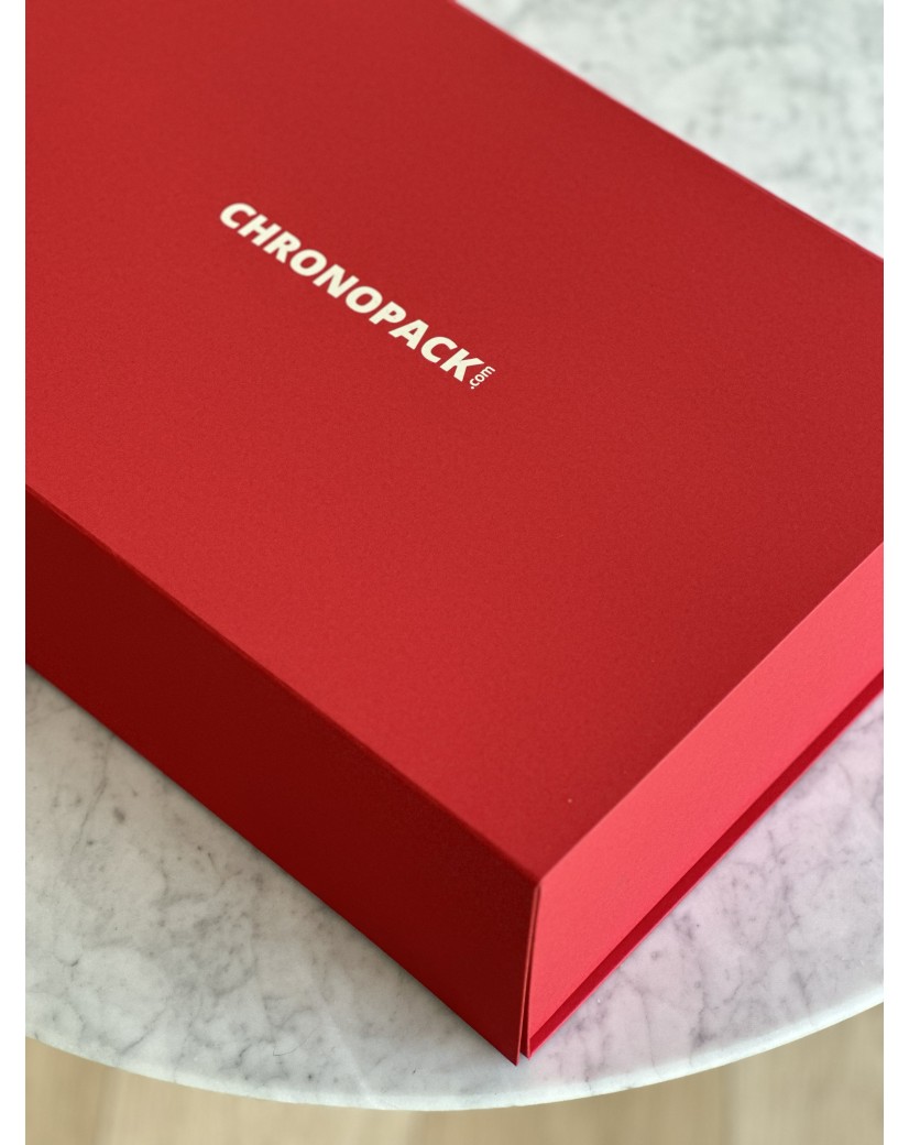 Magnetic box - Your logo hot stamped - XS