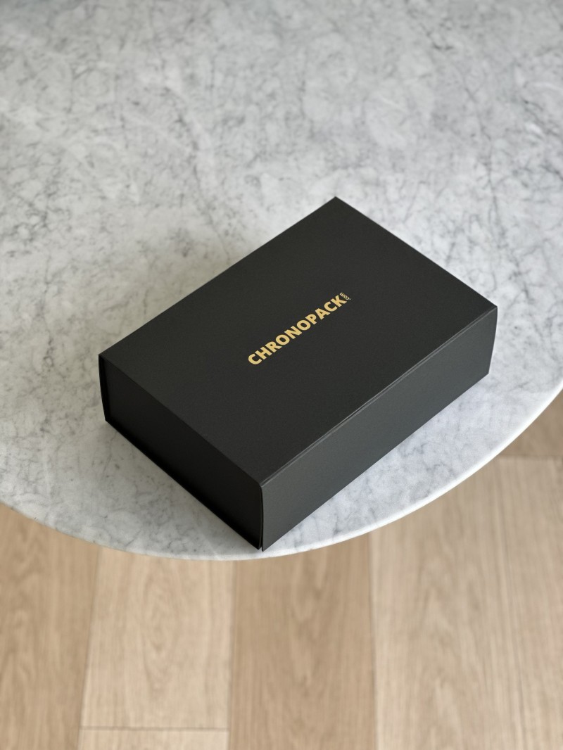 Magnetbox - Ihr Logo heiß geprägt - L
