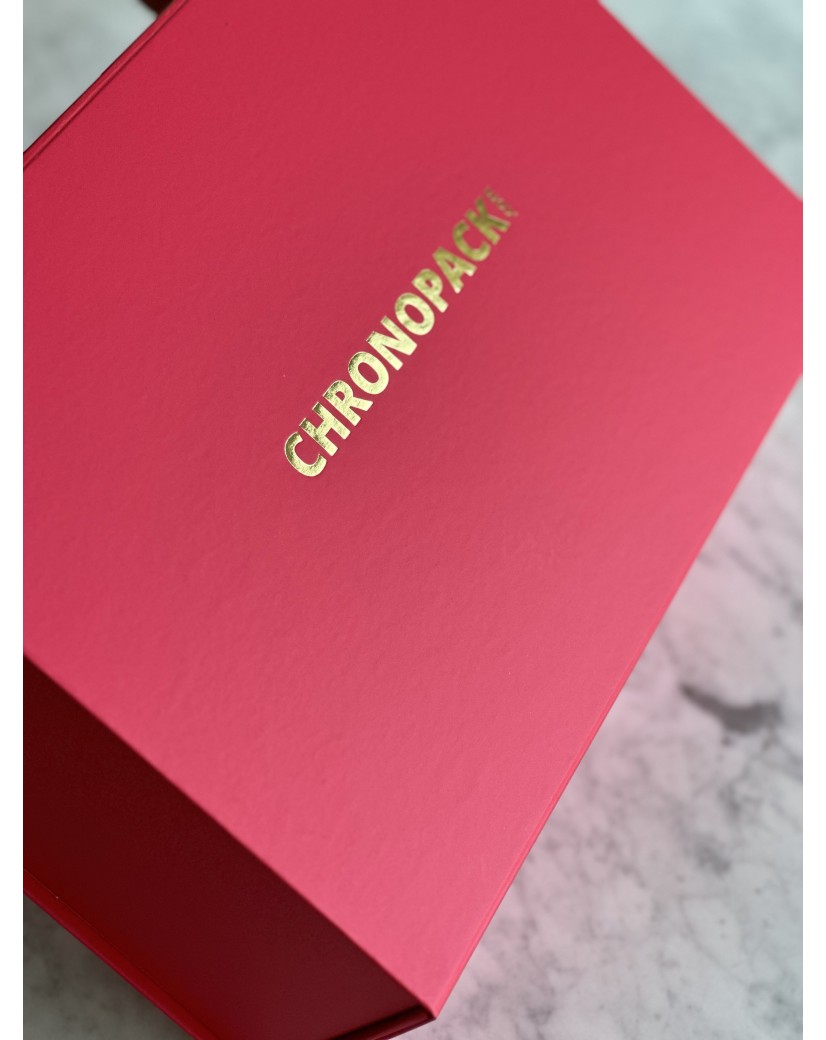Magnetic box - Your logo hot stamped - L