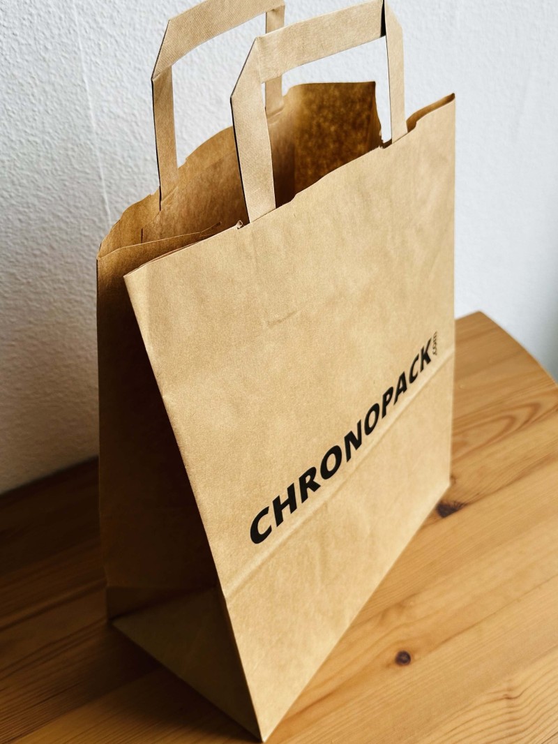 Kraft Bag L Flat Handles – Big Format, Big Branding Potential