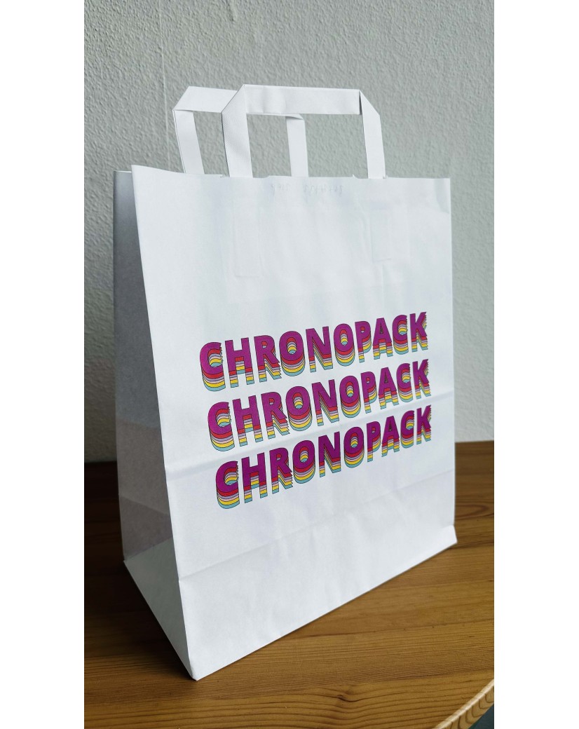 Bolsas con asas planas – Blanco XL (44x15x49,5cm)