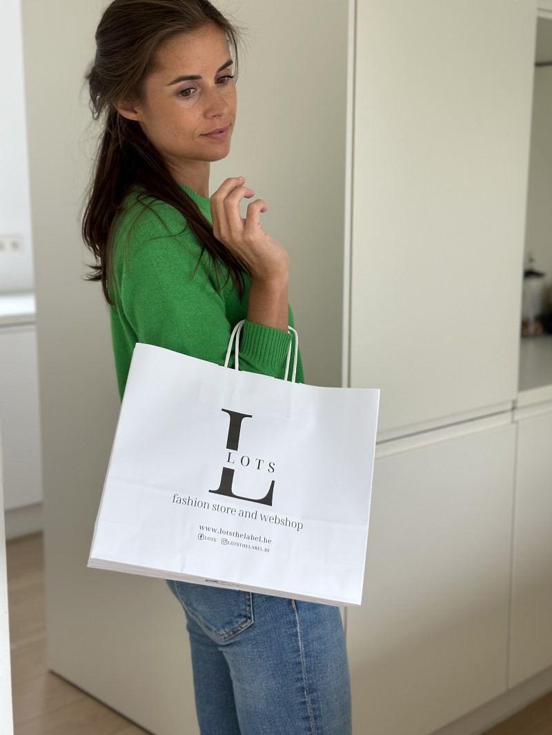 Bolsos de asas retorcidas - Blanco M HORIZONTAL
