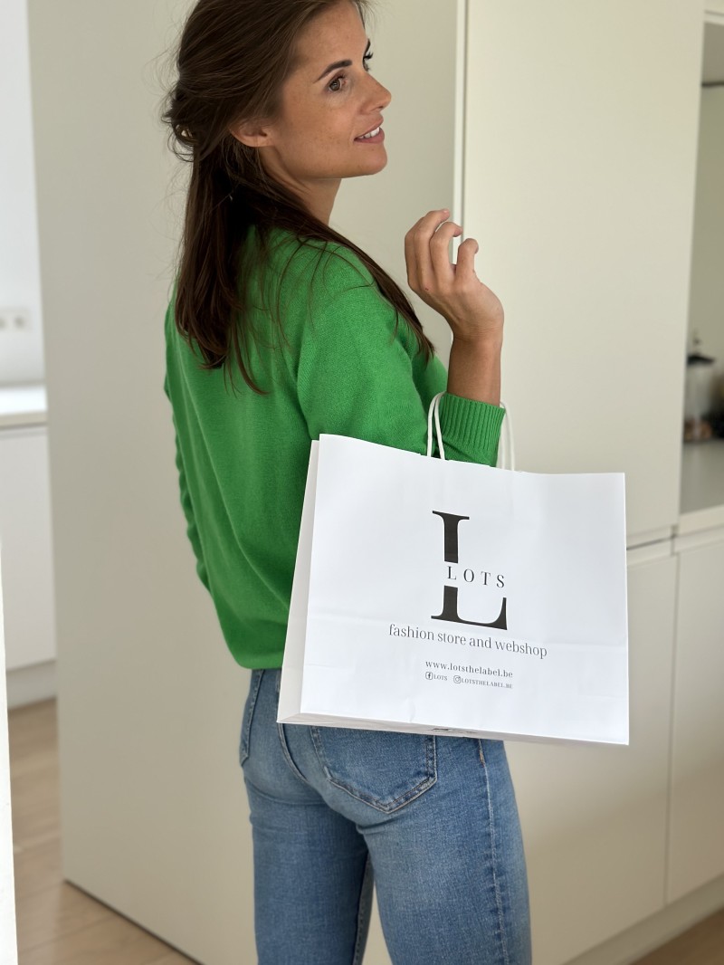 Bolsos de asas retorcidas - Blanco M HORIZONTAL