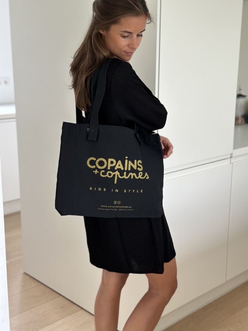 COPENHAGEN BAG BLACK (40x6,5x30 cm)