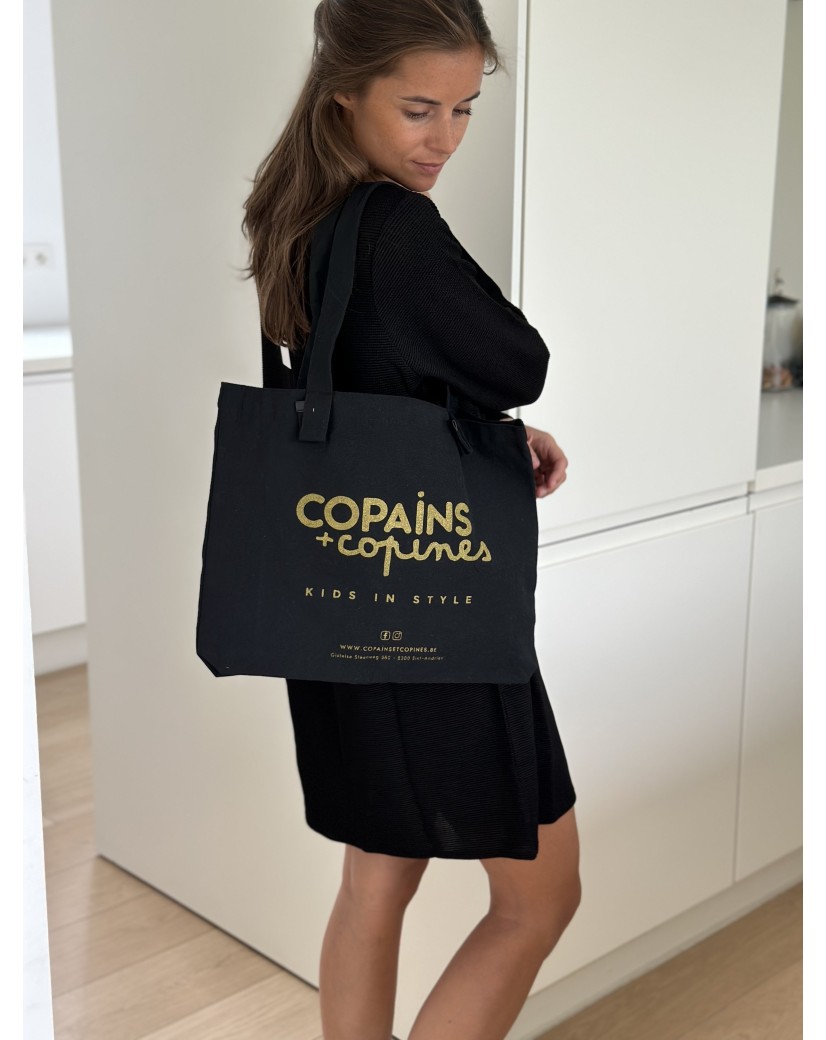 COPENHAGEN BAG BLACK (40x6,5x30 cm)