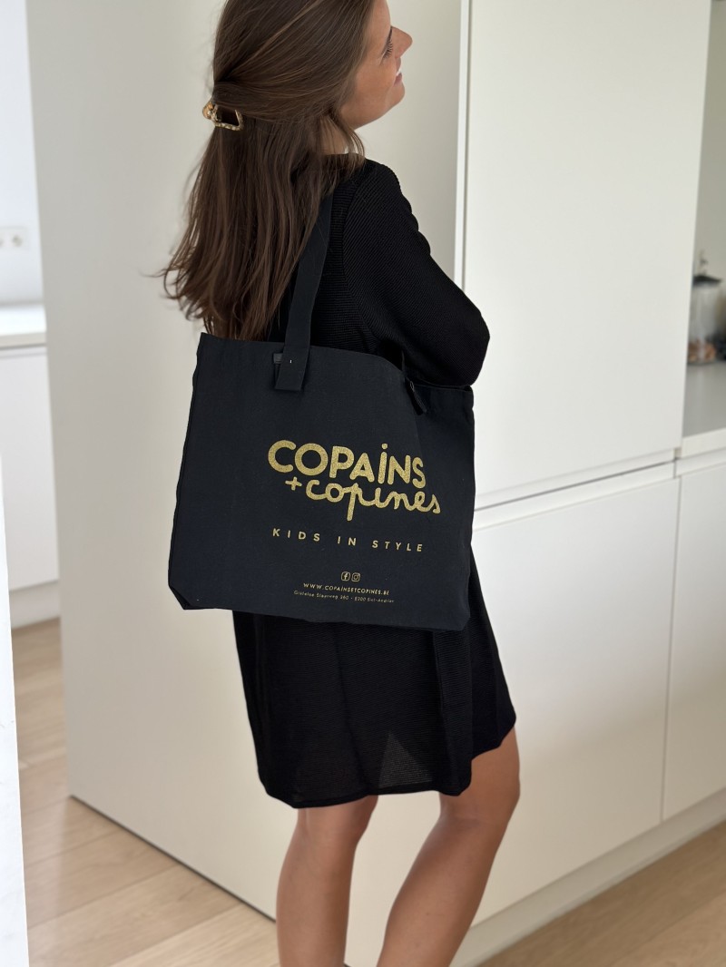 COPENHAGEN BAG BLACK (40x6,5x30 cm)