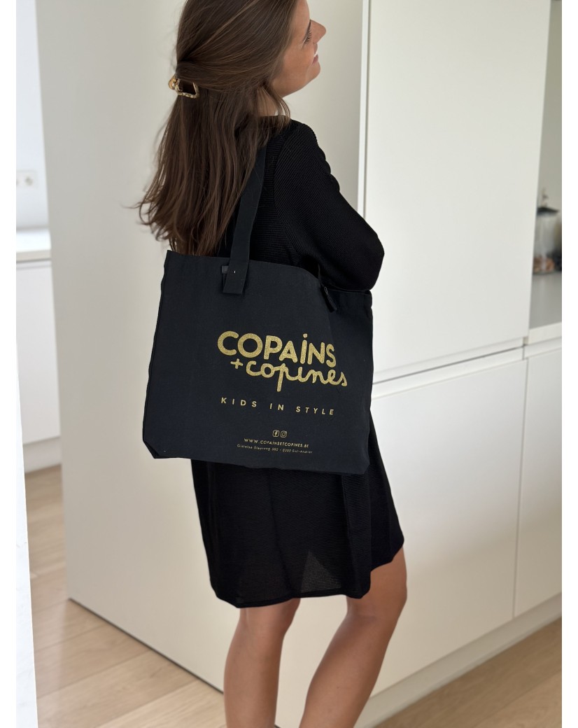 COPENHAGEN BAG BLACK (40x6,5x30 cm)