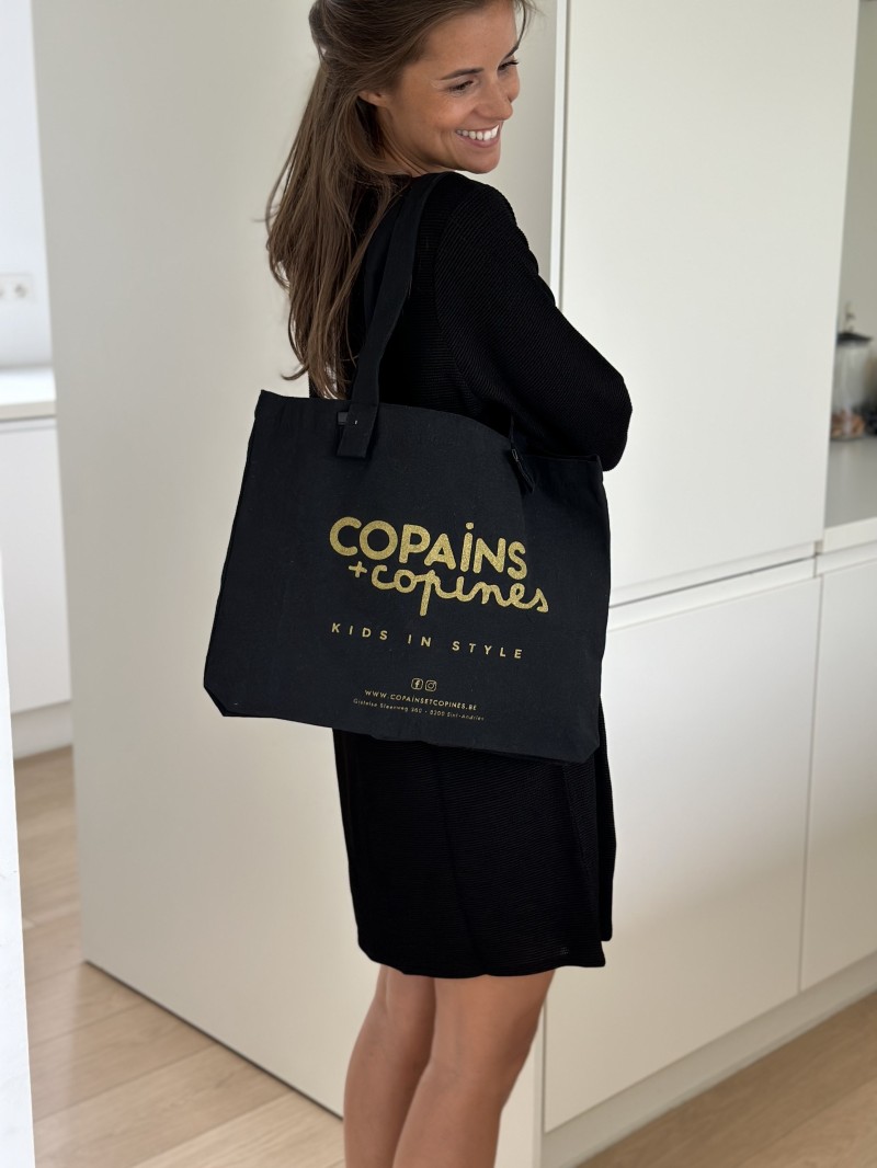 COPENHAGEN BAG BLACK (40x6,5x30 cm)