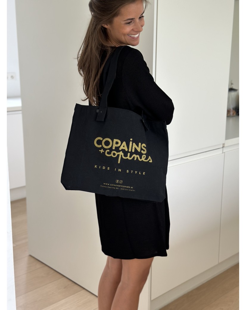 COPENHAGEN BAG BLACK (40x6,5x30 cm)