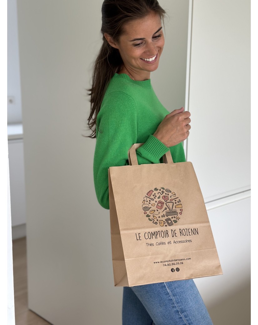 Sac Kraft M Poignées Plates – Taille Idéale, Impact Assuré