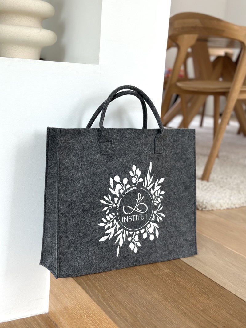 SAC GRENOBLE - GRIS - M (35,5x11x28,5cm)