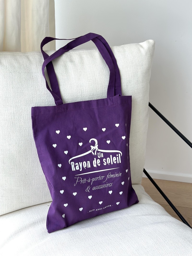 Tragetasche PARIS - MAUVE (38x42 cm)