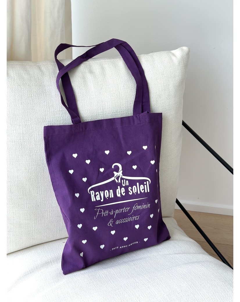 Bag PARIS - Mauve (38x42 cm)