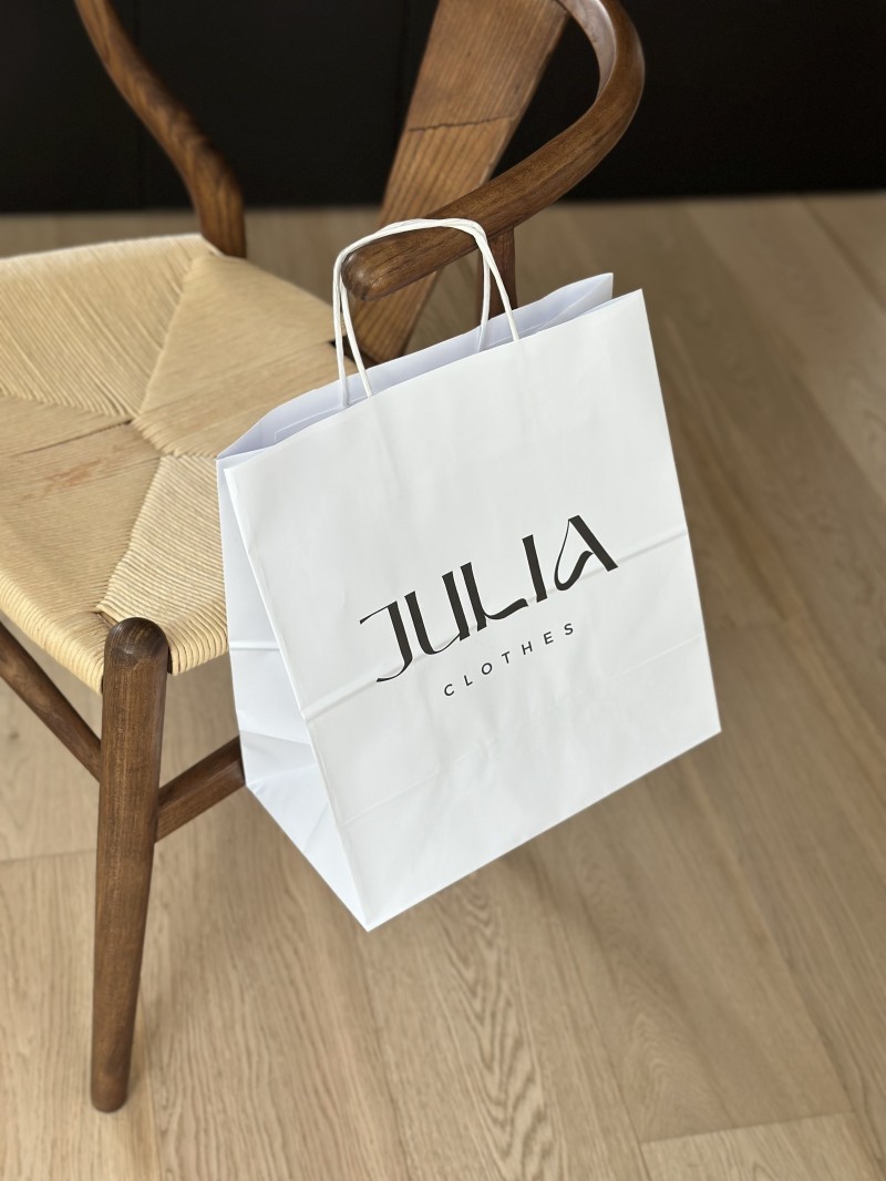 Bolsos asa trenzada - Blanco M CUADRADO