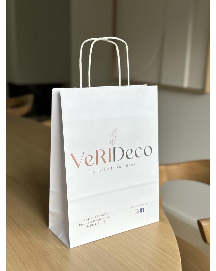 White Kraft Bag M – Your Logo Will Feel Right at Home
