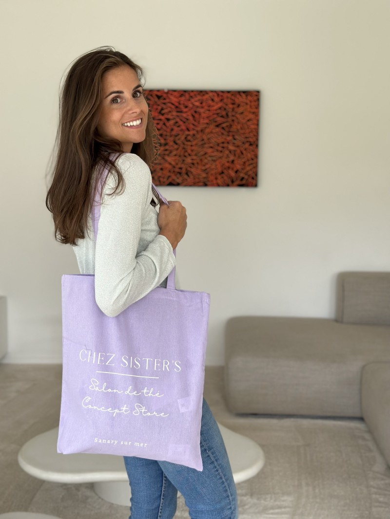 Tragetasche PARIS - LILA (38x42 cm)