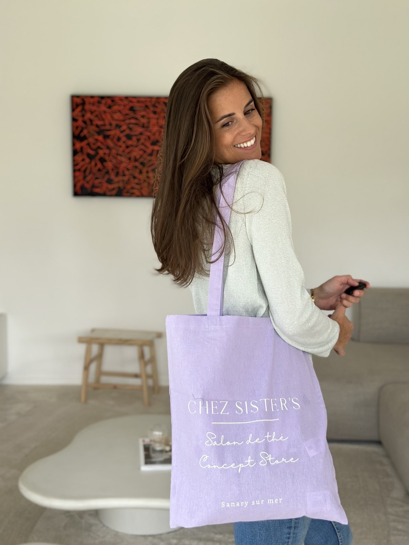 Tragetasche PARIS - LILA (38x42 cm)