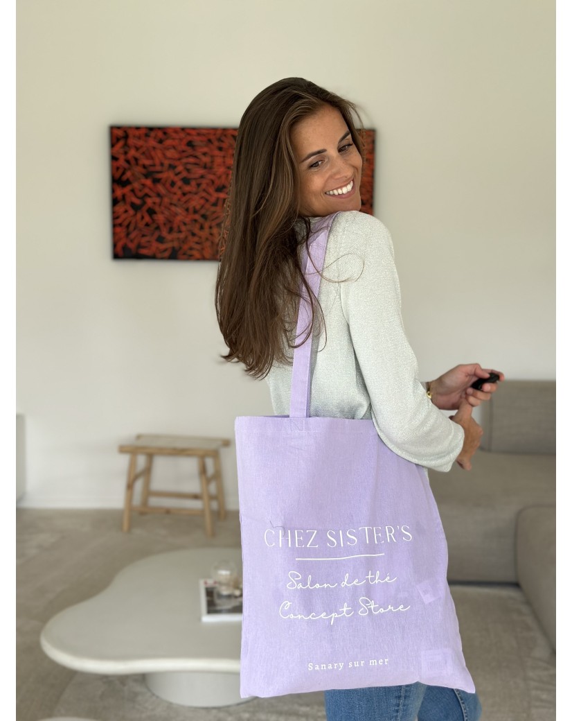 Tragetasche PARIS - LILA (38x42 cm)