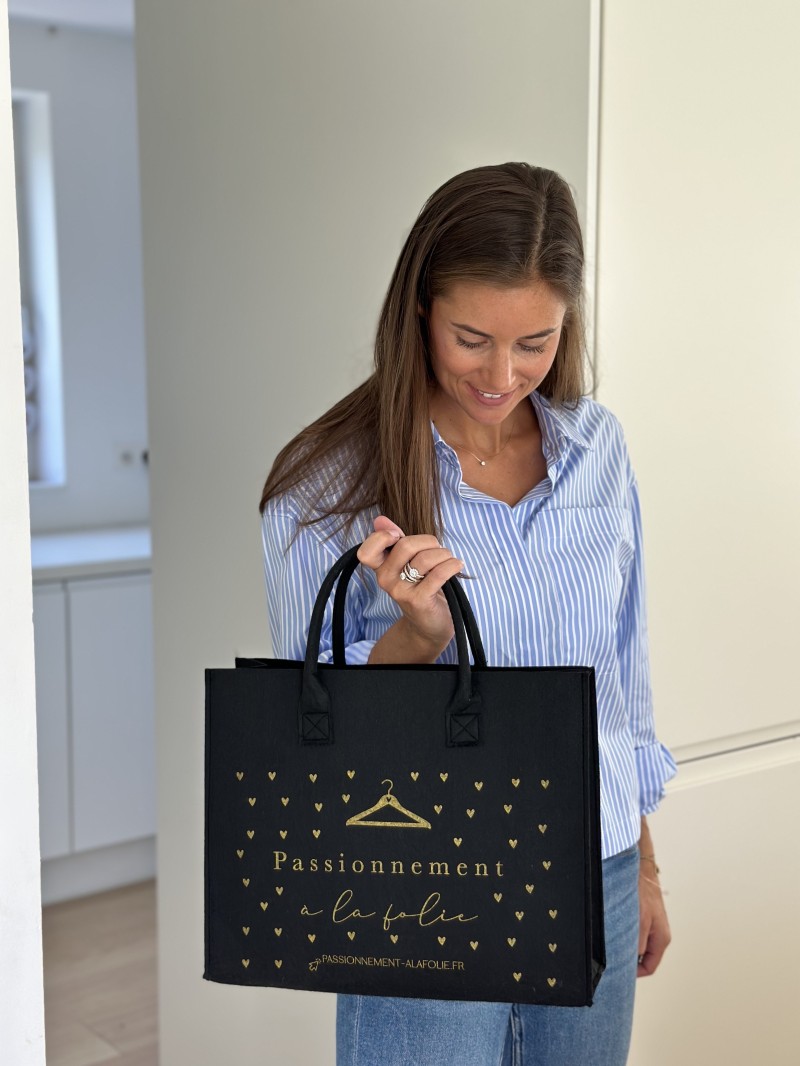 Bolso Grenoble - Black - M (35.5x11x28.5cm)