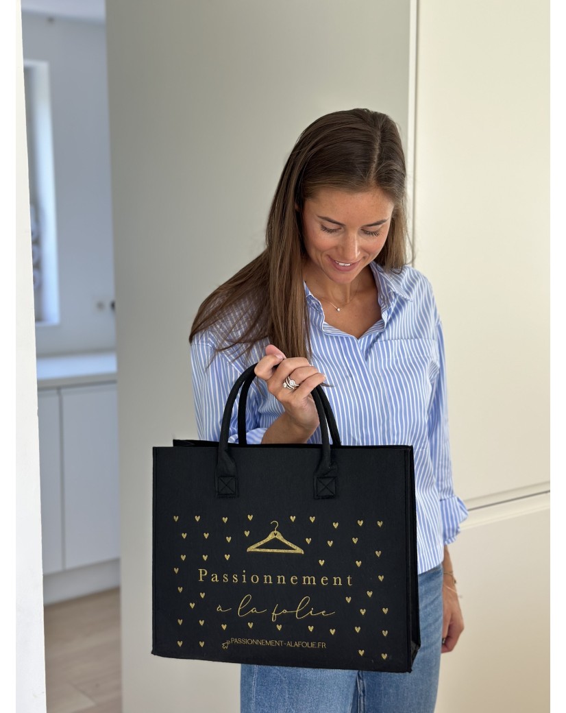 Bolso Grenoble - Black - M (35.5x11x28.5cm)