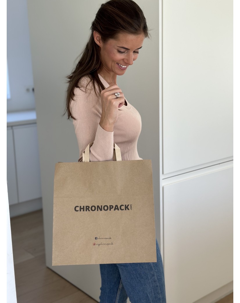 Flachgrifftaschen - Kraft SNACK TAKEAWAY