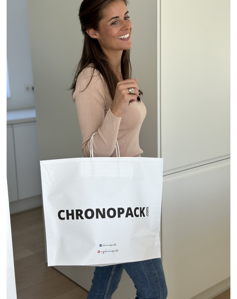 Boat paper bags - White L