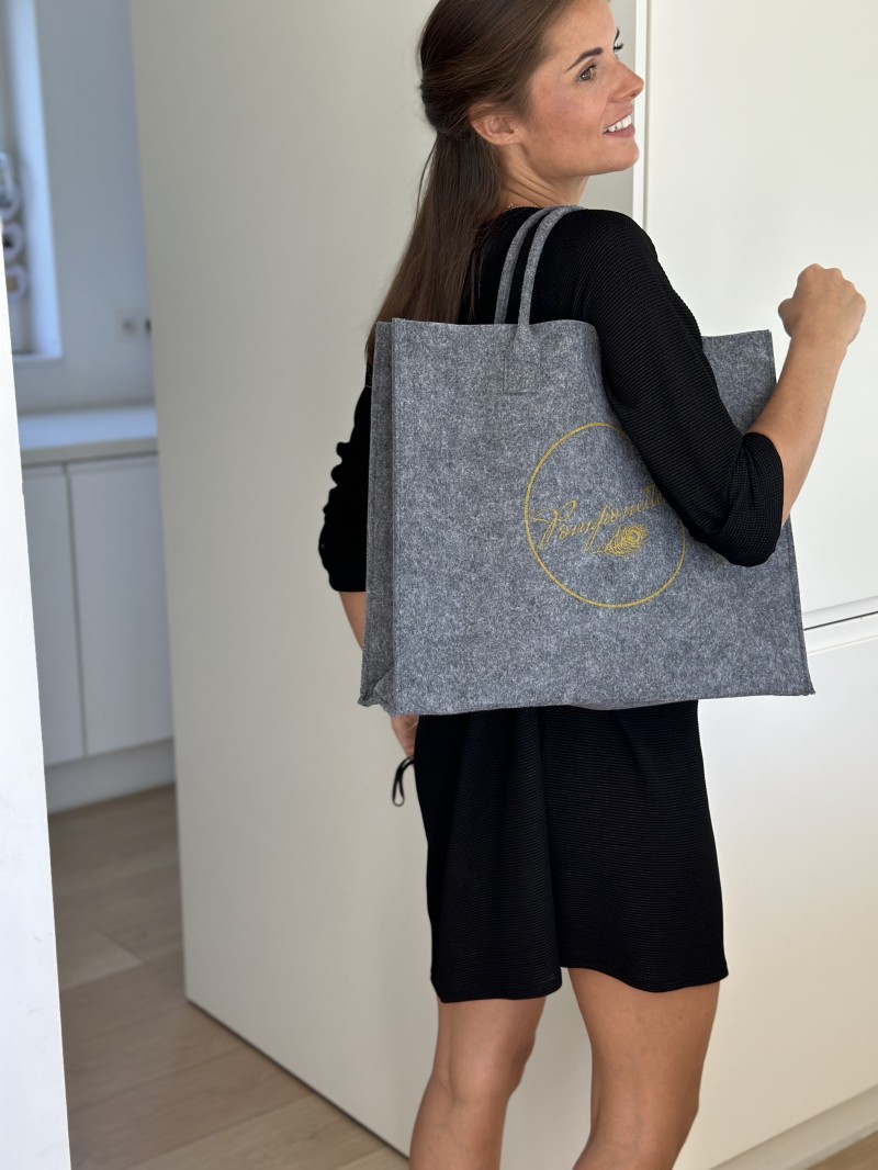 GRENOBLE Bag – Grey – L (42.5x11x36 cm)