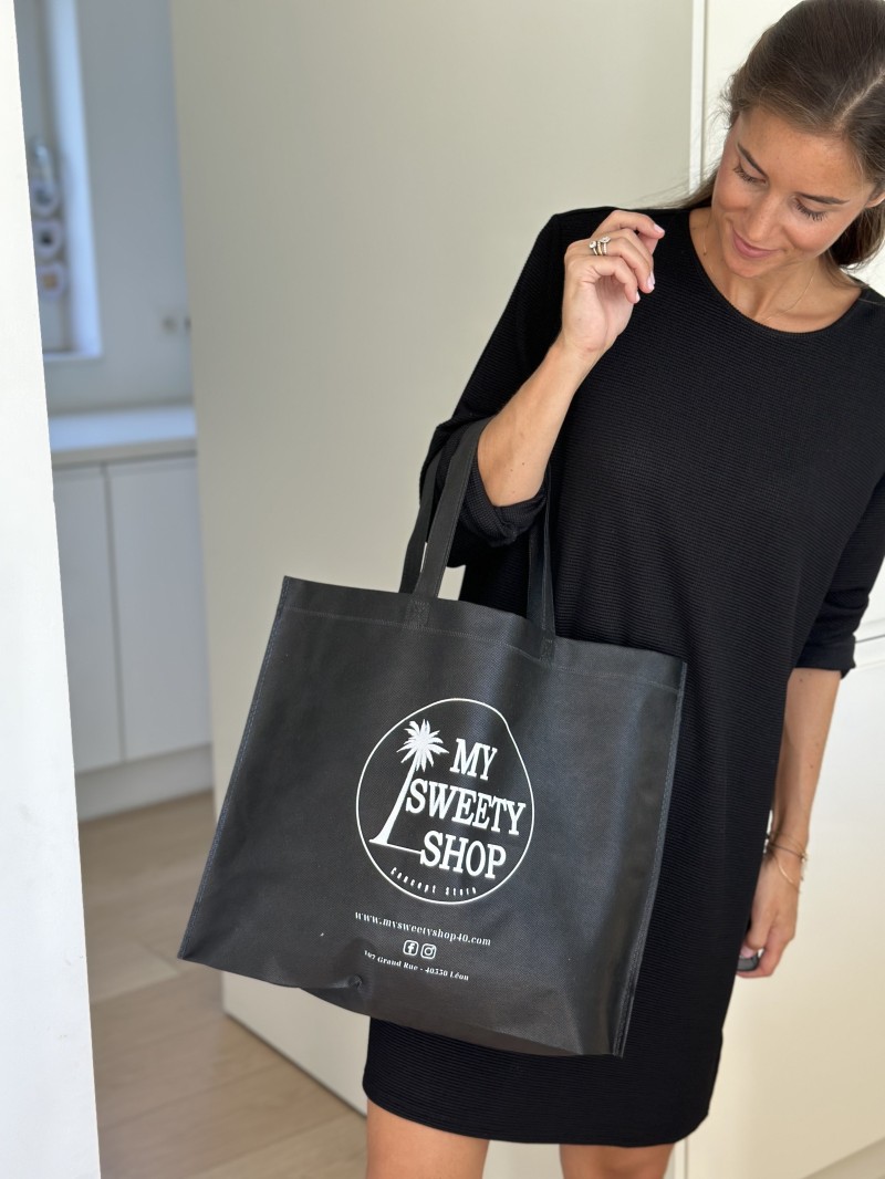 TASCHE MARSEILLE SCHWARZ MITTELFORMAT
