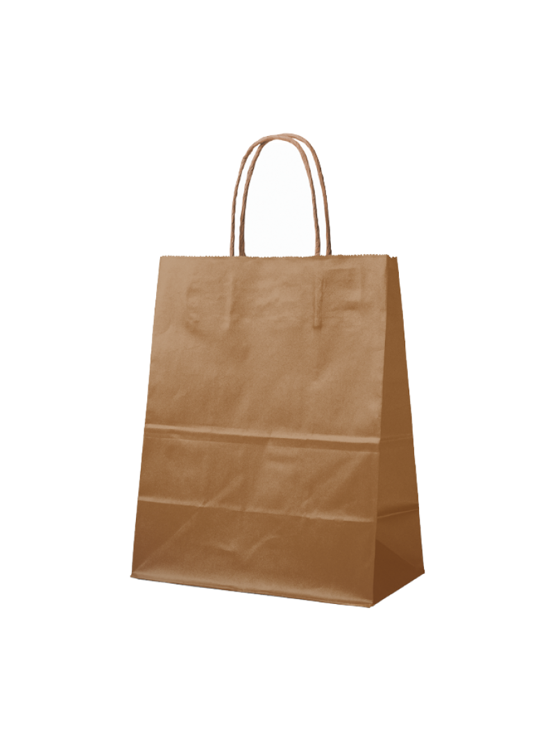 Sacs papier - Bronze S (18x8x22cm)