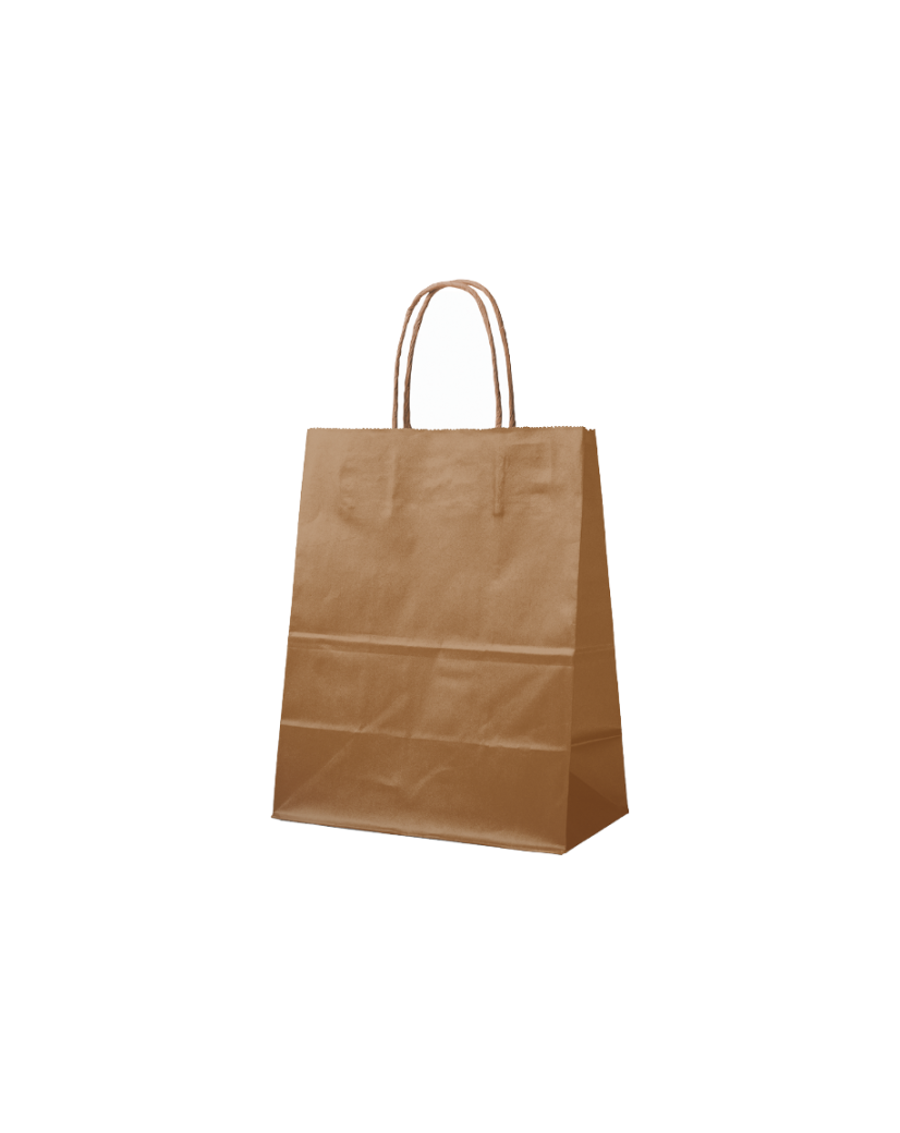 Sacs papier - Bronze S (18x8x22cm)