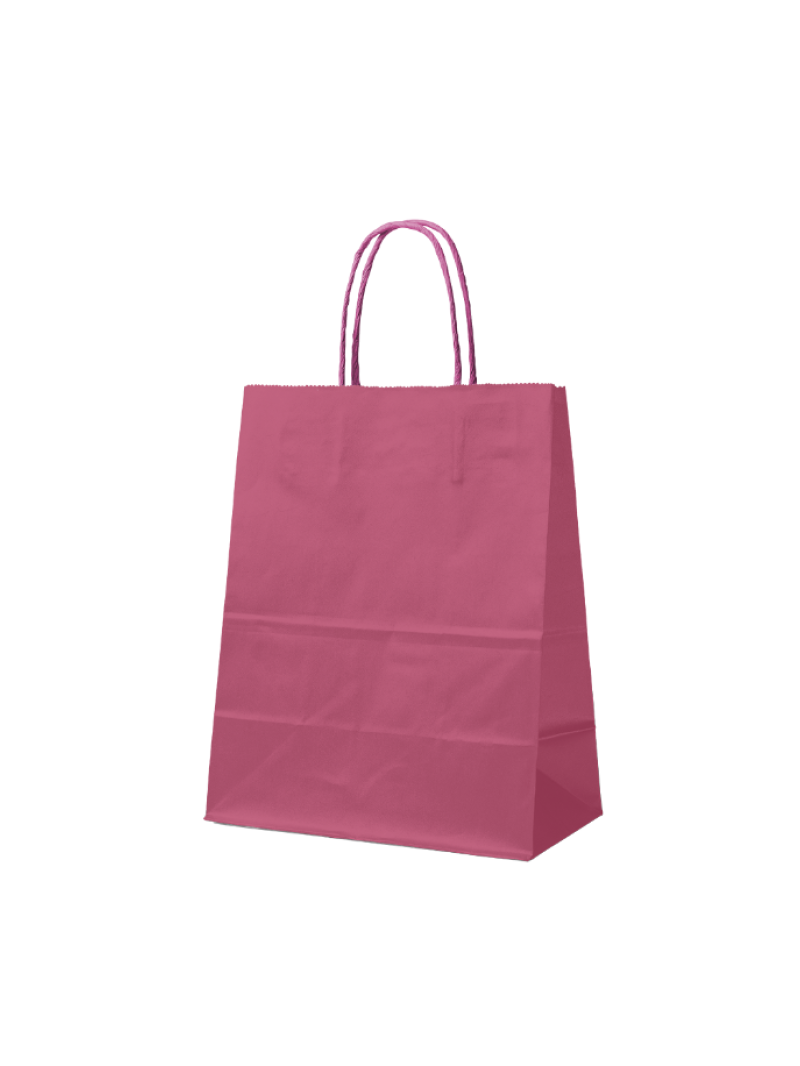Tas met gedraaid handvat - Oud Roze S