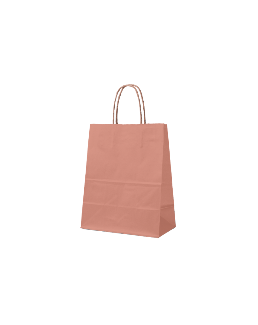 Sacs papier - Abricot S (18x8x22cm)