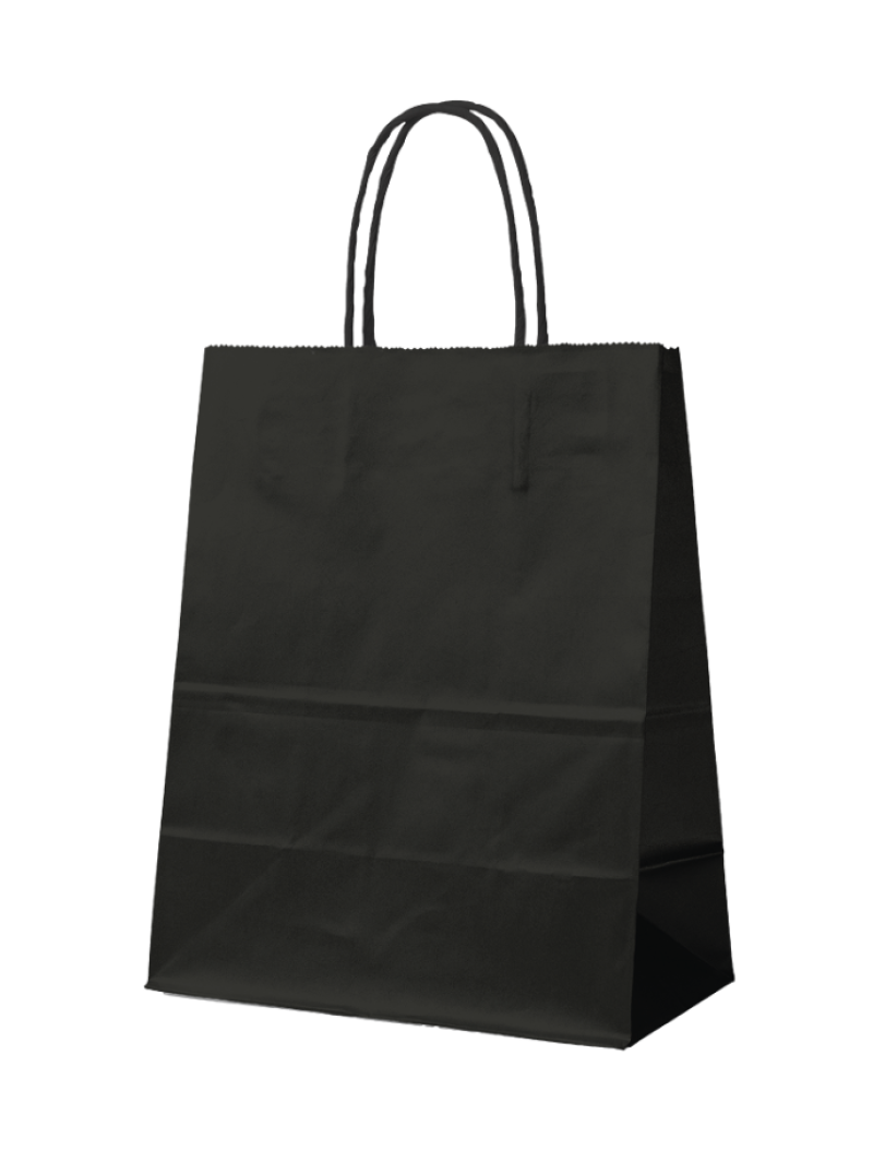 Paper Bag Black L (32x12x41cm)