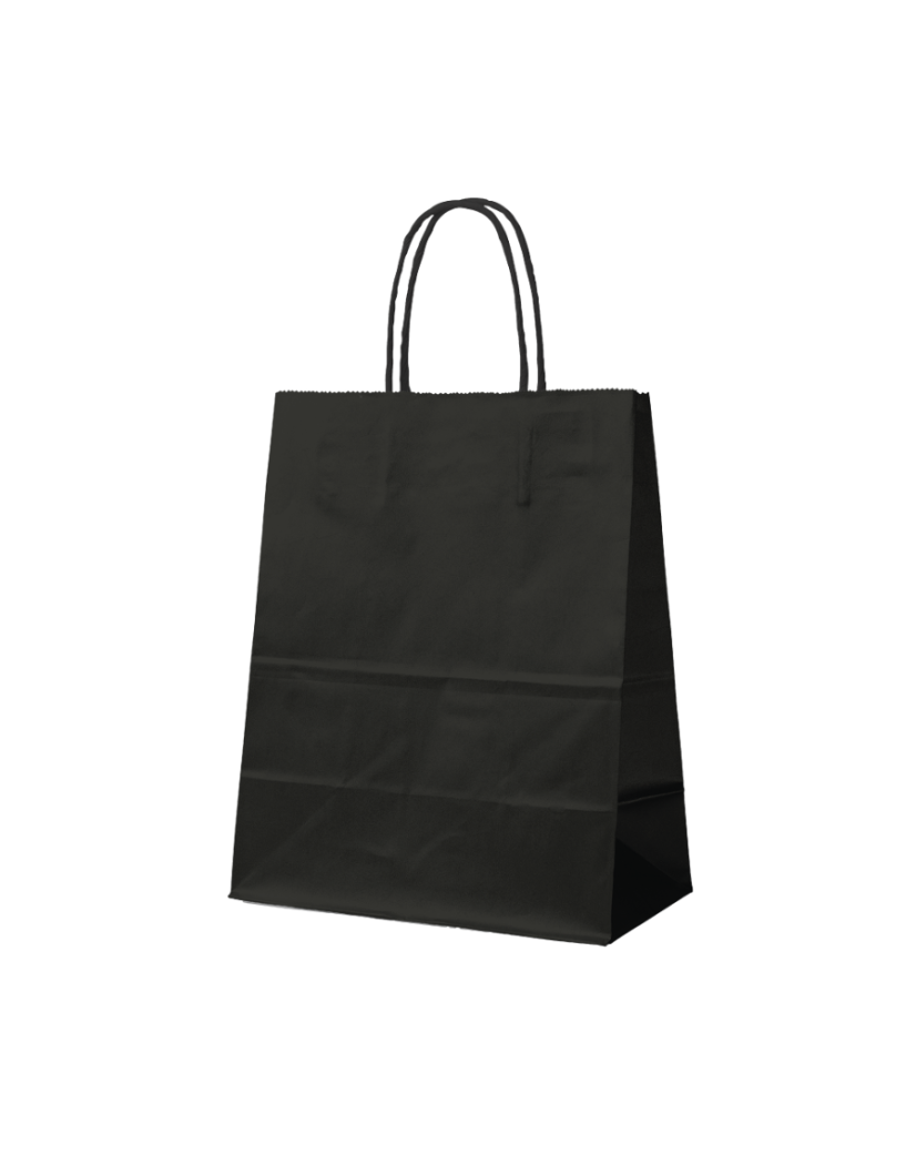 Paper Bag Black L (32x12x41cm)