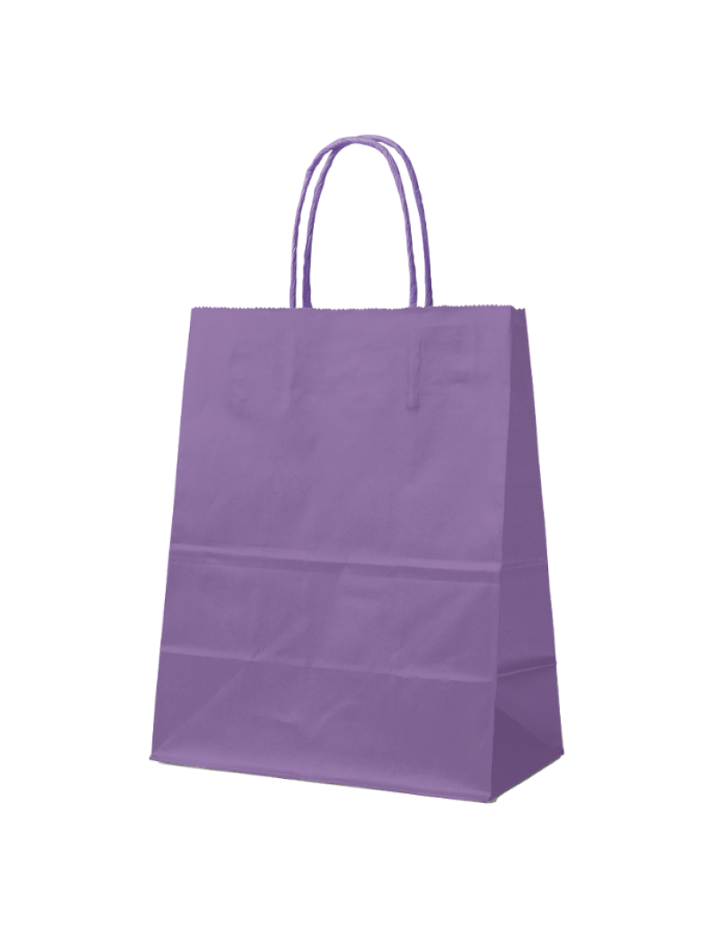 SAC PAPIER LAVENDE M (22x10x31cm)