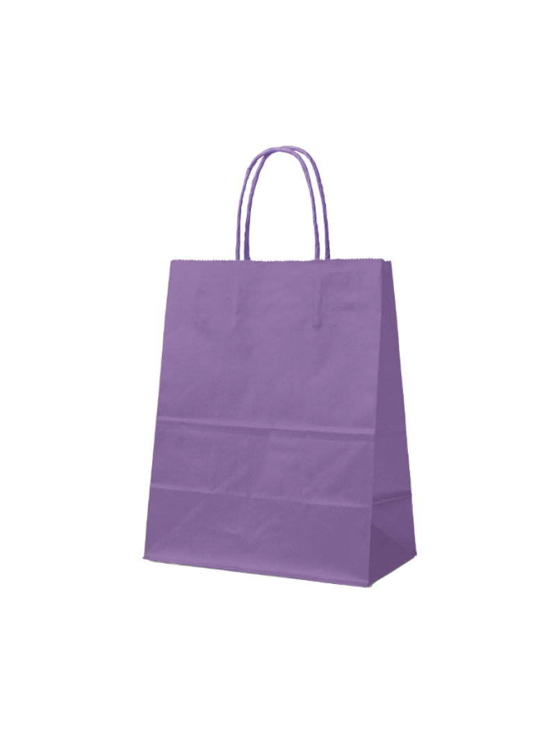 Tas met gedraaid handvat - Lavendel S
