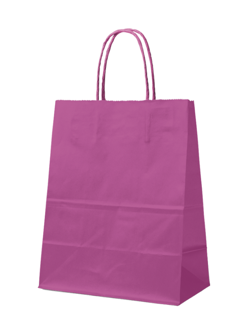 SAC PAPIER ROSE L (32x12x41cm)