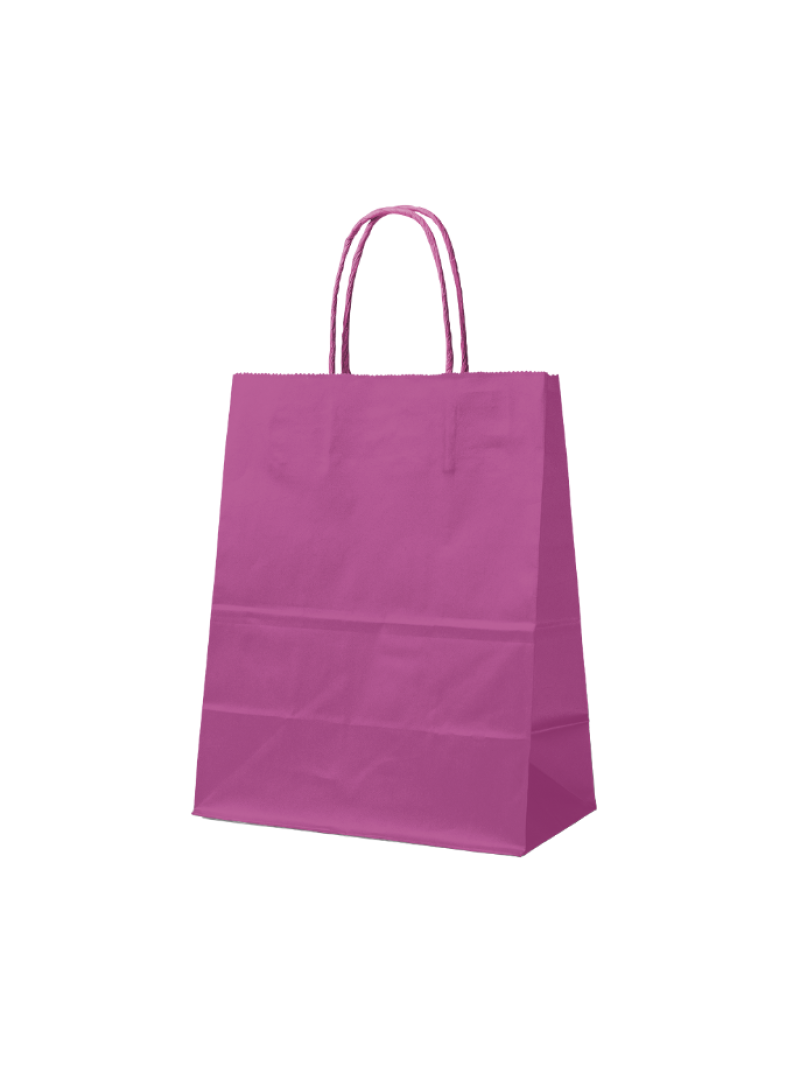 Tas met gedraaid handvat - Roze S