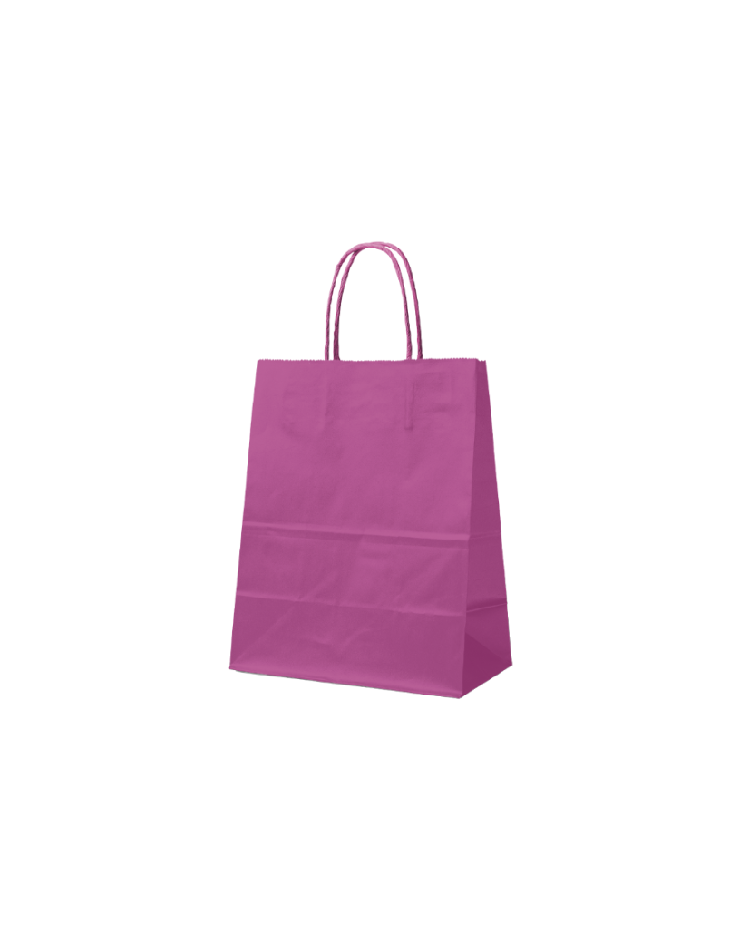 Tas met gedraaid handvat - Roze S