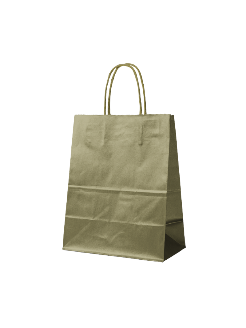 Paper Bags – Gold S (18x8x22cm)