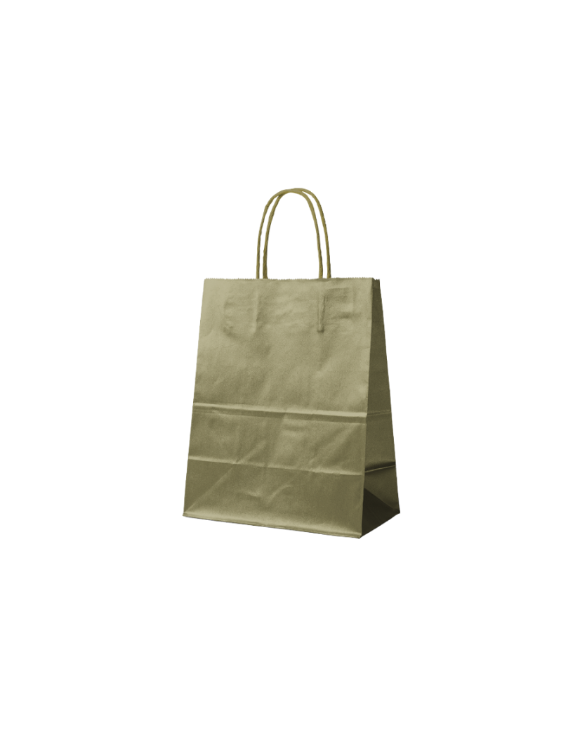 Paper Bags – Gold S (18x8x22cm)