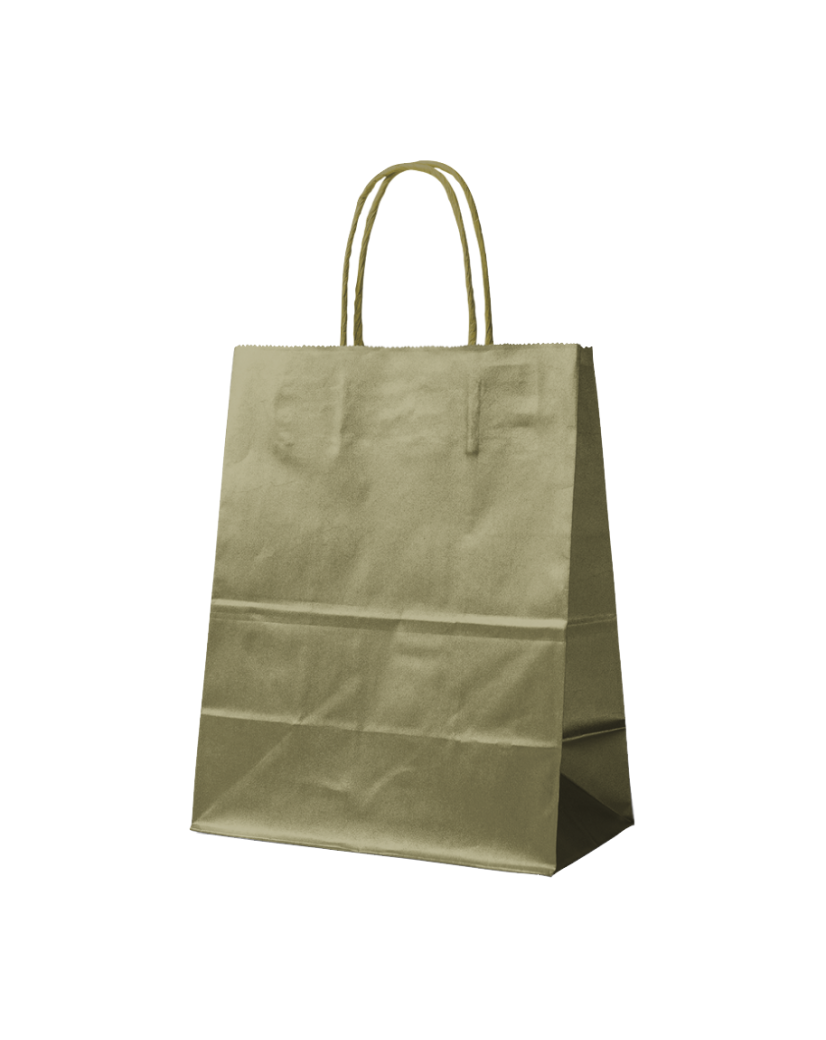 Paper Bag Gold L (32x12x41cm)