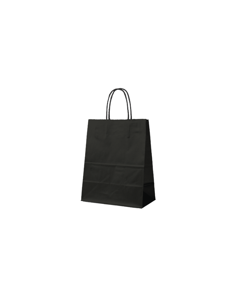 Papieren Tas – Zwart XS (14x8x21cm)